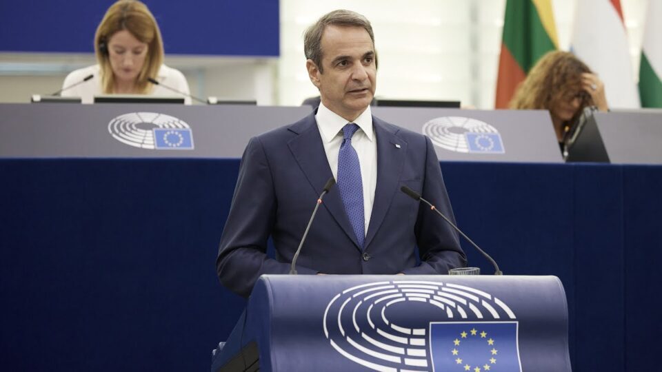 Ομιλία του Πρωθυπουργού Κυριάκου Μητσοτάκη στην Ολομέλεια του Ευρωπαϊκού Κοινοβουλίου
