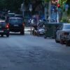 δρομος της πόλης κινηση παρκαρισμα