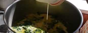 σπανακι με αυγά