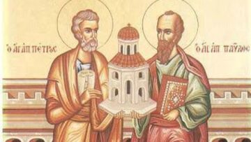 πρωτοκορυφαίοι_Απόστολοι_Πέτρος_Παύλος_λειτουργια_ILOVEPATRIDA