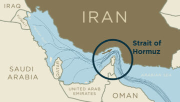 Maritime traffic in the Strait of Hormuz