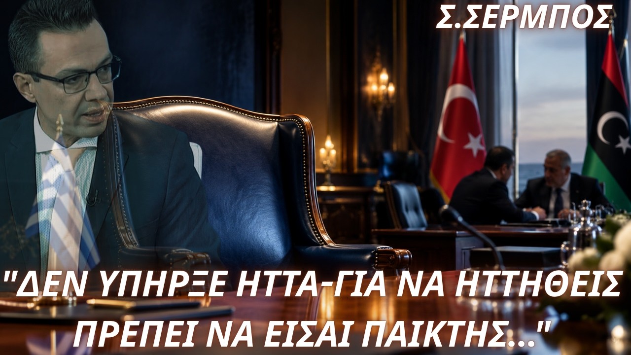 Σωτήριος Σέρμπος: “Δεν υπήρξε ήττα. Για να ηττηθείς πρέπει να είσαι παίκτης.”